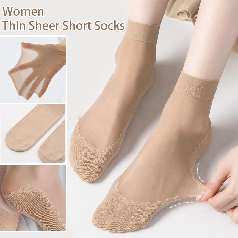 Invisibility Sock Loafer - 10 pares de meias invisíveis ultra
