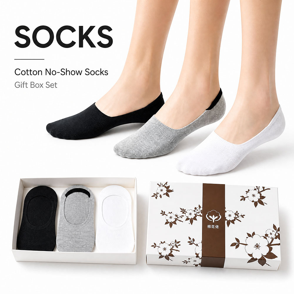 Invisibility Sock Loafer - 6 Pares de Meias Invisíveis de