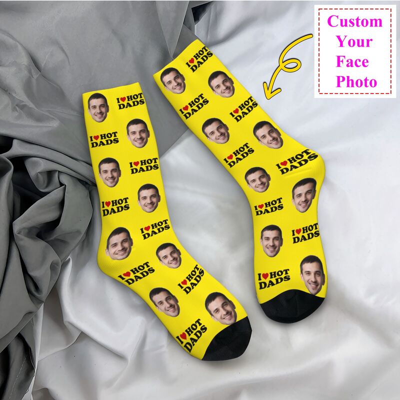 Dress Sock Men - Eu amo pais quentes meias de
