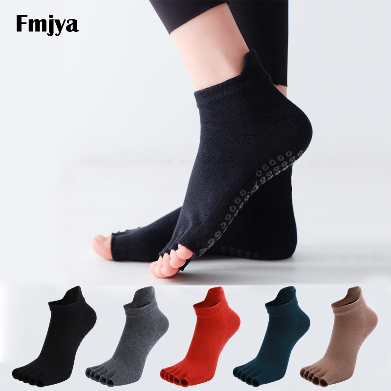 Grip Sock Yoga - Meias de yoga meio dedo do