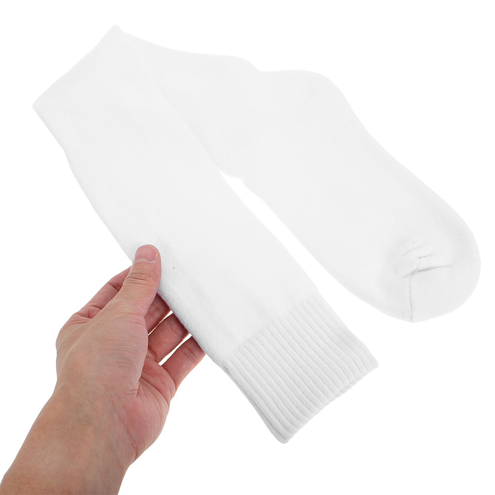 Athletic Sock Cushion - 1 Par de Meias Brancas de