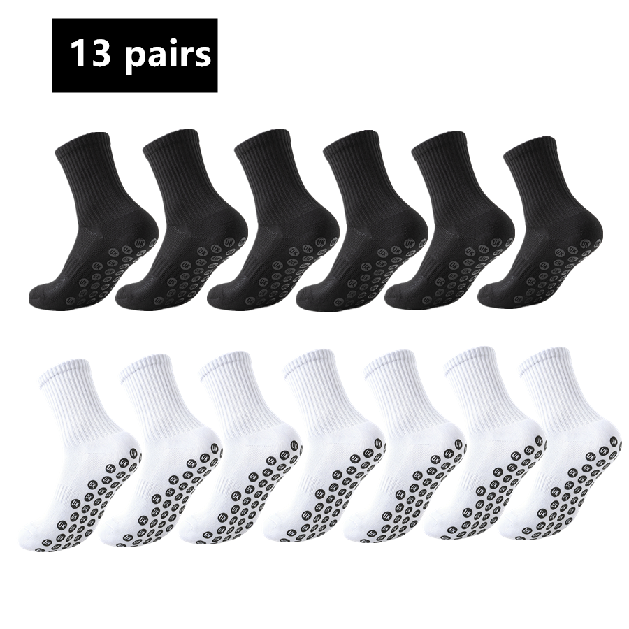 Dress Sock Men - 13 Pares de Meias Profissionais Antiderrapantes