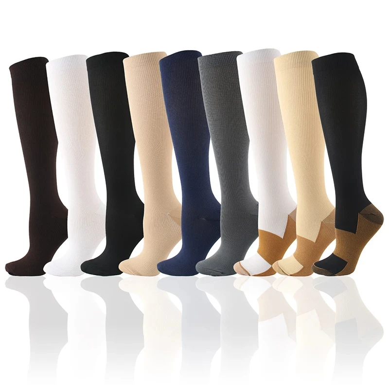 Compression Sock Medical - Meias de compressão médica cor sólida
