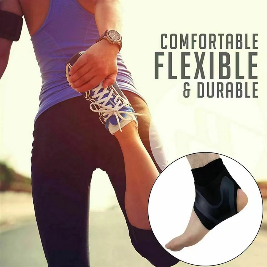 Ankle Brace Sock - Meia de Compressão Respirável para Tornozelo,