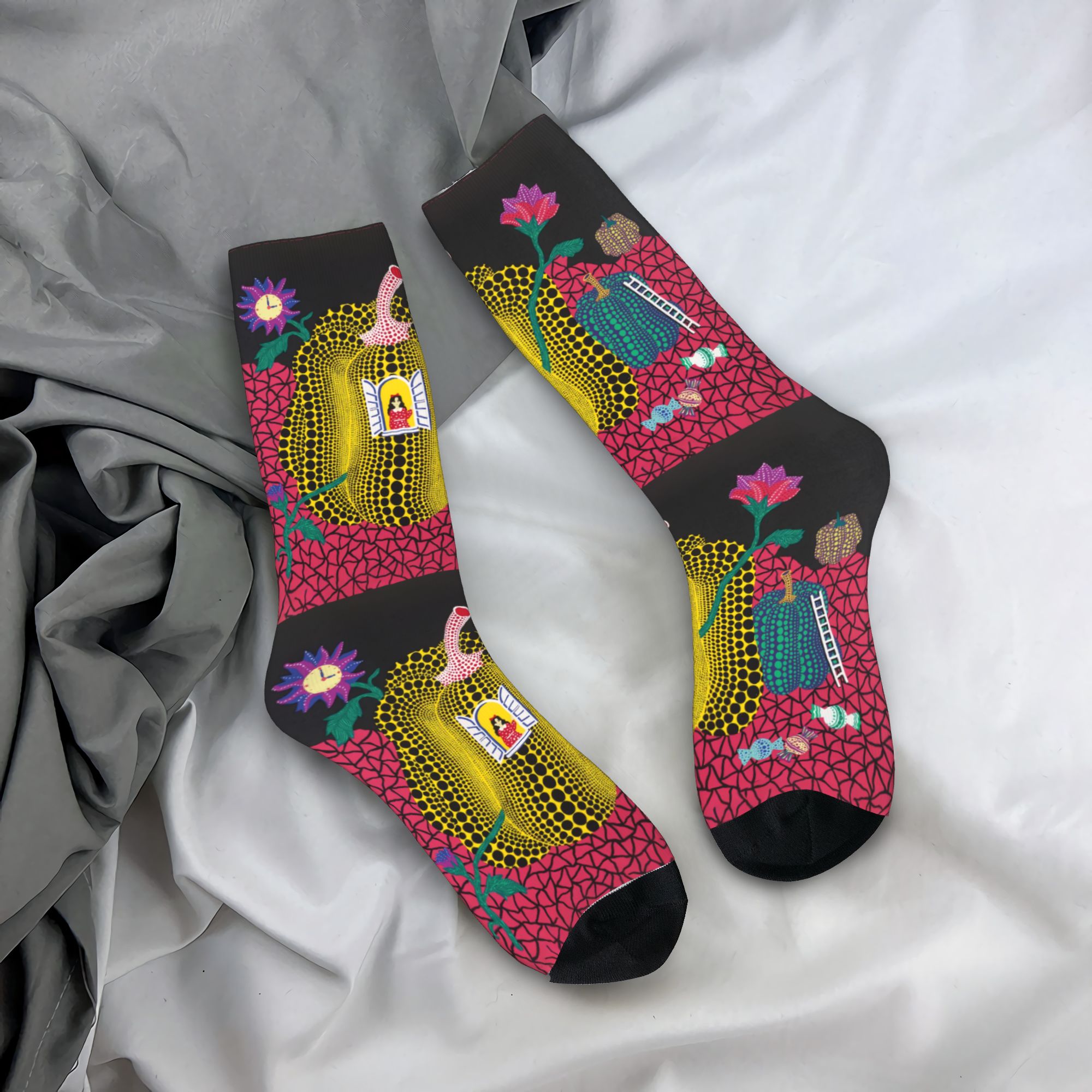 Dress Sock Men - Meias masculinas personalizadas com pintura abstrata