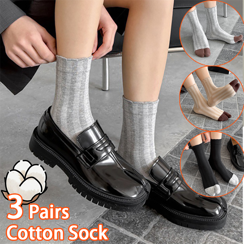 Toe Sock Split - Meias Tabi de algodão com ponta