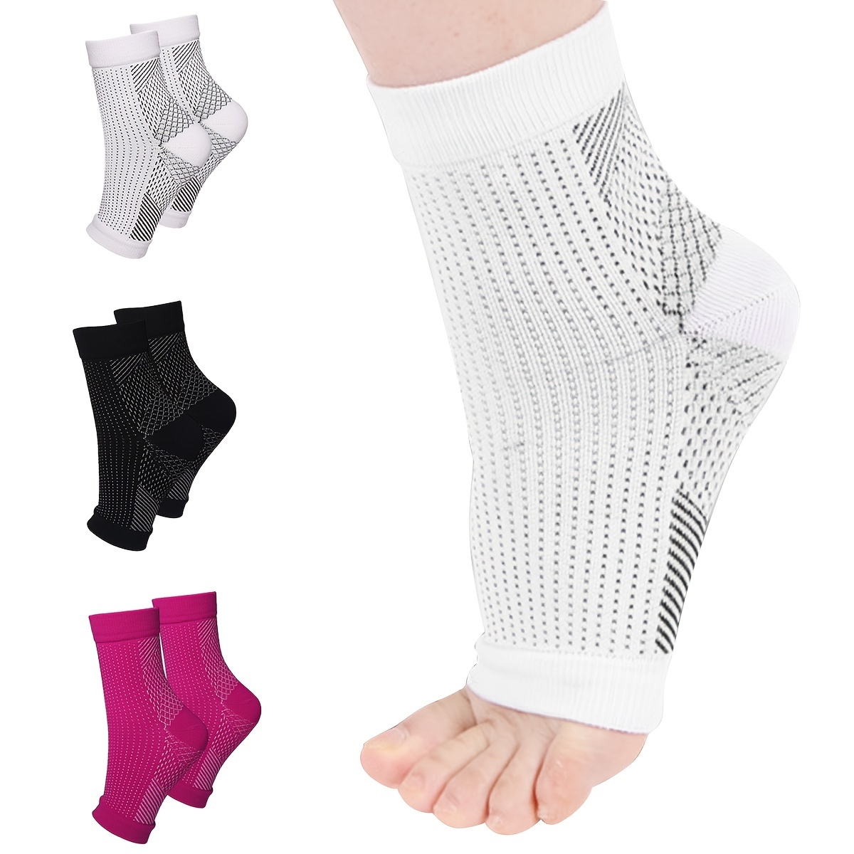 Ankle Brace Sock - Meias de Compressão para Suporte de