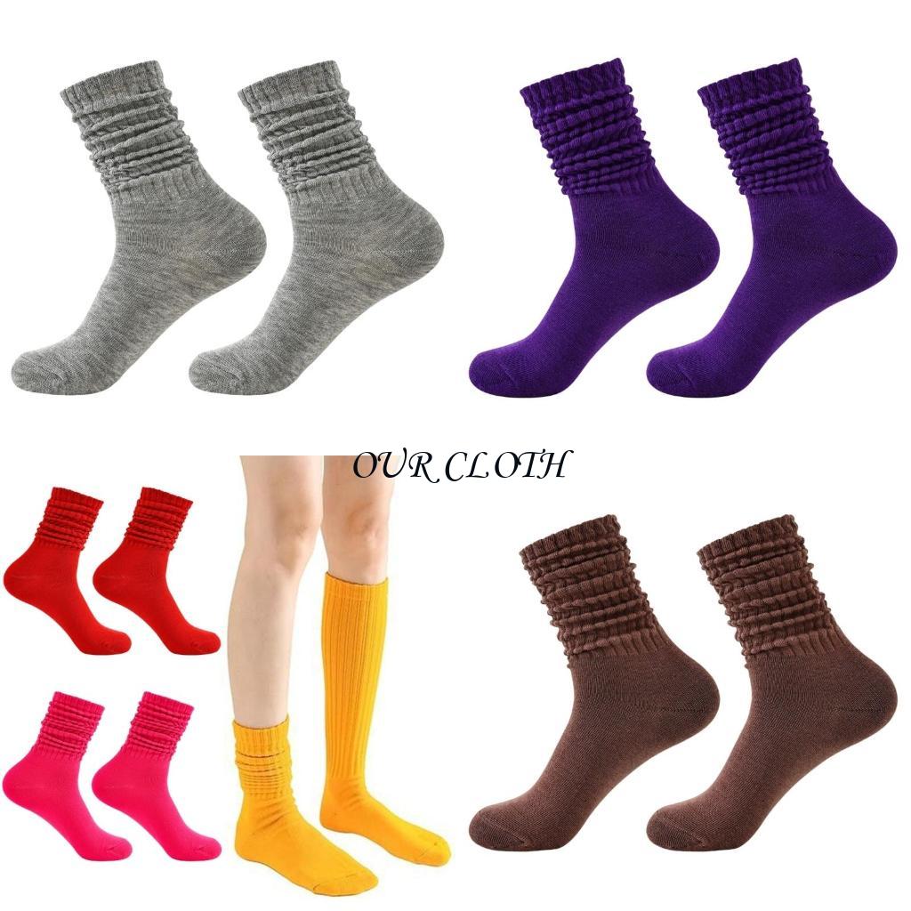 Boot Sock Slouchy - Meias desleixadas para mulheres, meias desleixadas