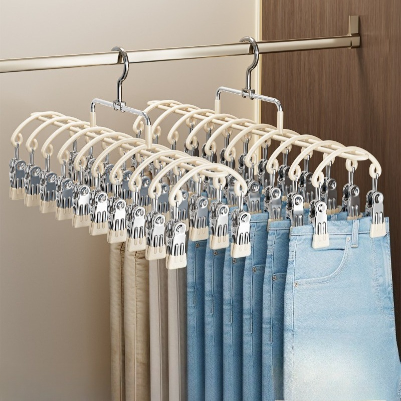 Sock Organizer Tray - Cabide para Calças com Clipes Antiderrapante,