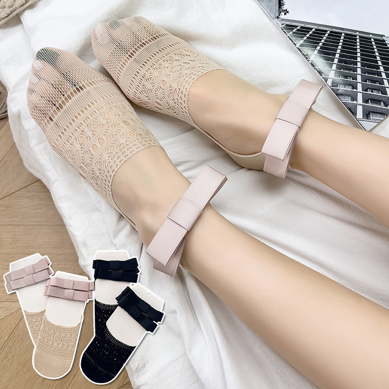 Invisibility Sock Loafer - Meias estilo balé para meninas, meias