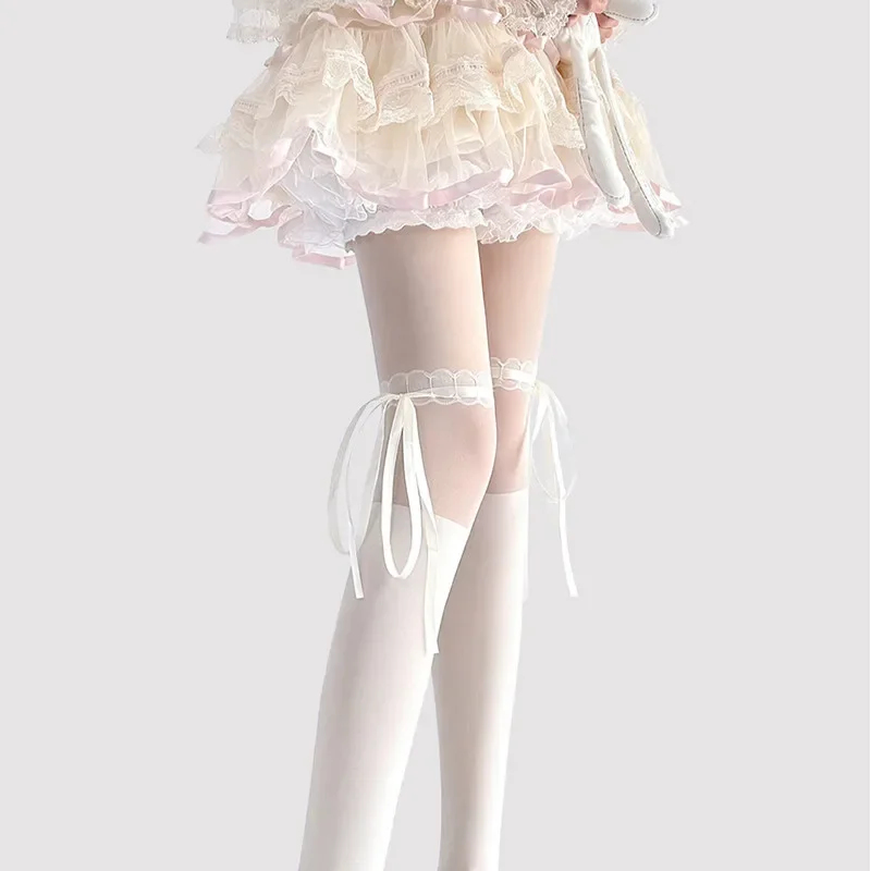 Tights Pantyhose Sheer - Meias-calças Lolita Cos Sweet para Mulheres,