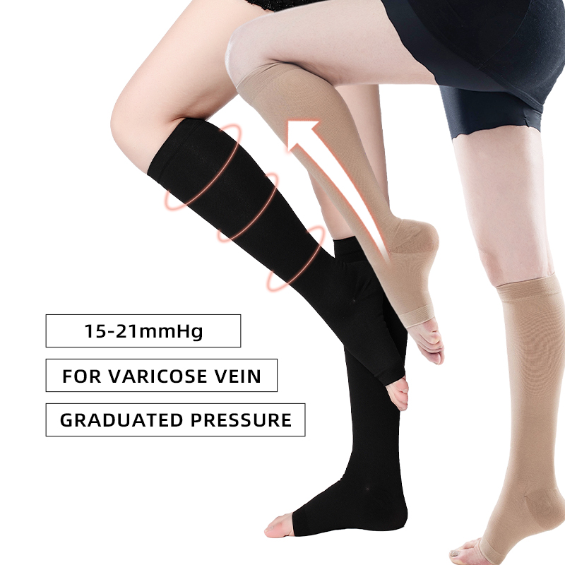 Compression Sleeve Calf - S-5XL 2 pçs/par médica compressão bezerro