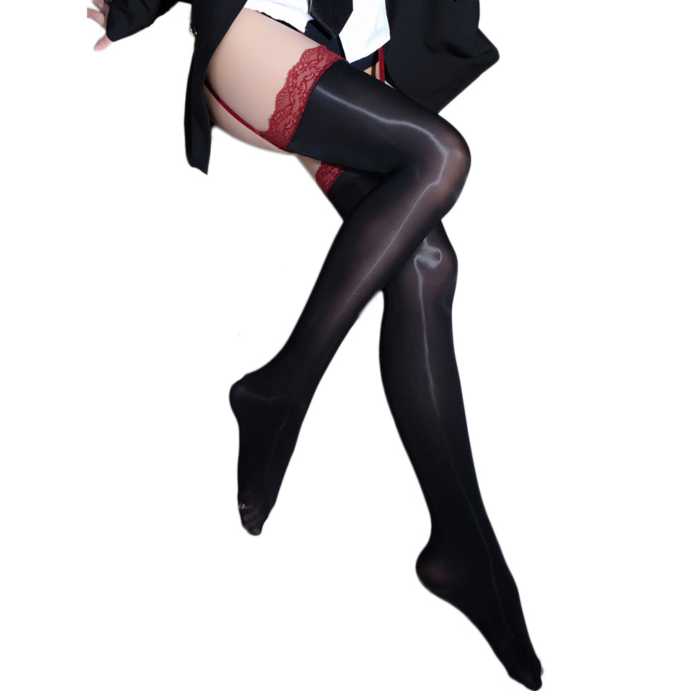 Patchwork Óleo Brilhante Meia- - Tights Pantyhose Sheer avaliação e preço