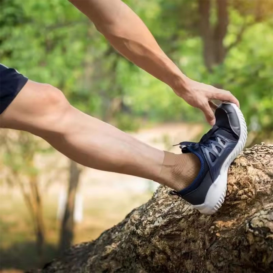 1 par de meias de compressão e - Ankle Brace Sock avaliação e preço