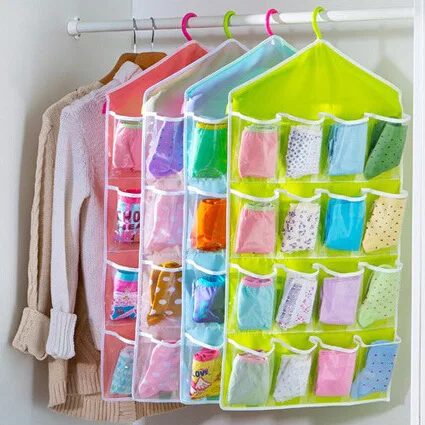 16 bolsos guarda-roupa claro p - Sock Organizer Tray avaliação e preço