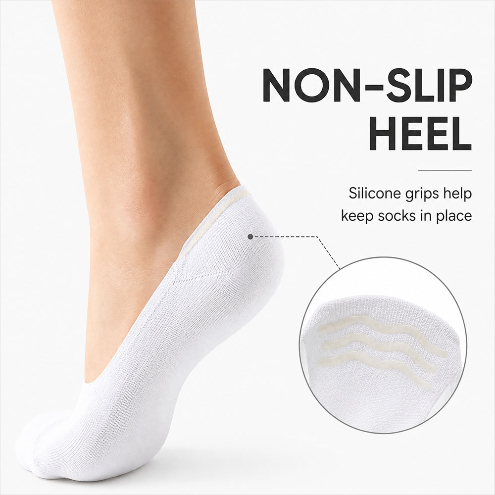 6 Pares de Meias Invisíveis de - Invisibility Sock Loafer avaliação e preço