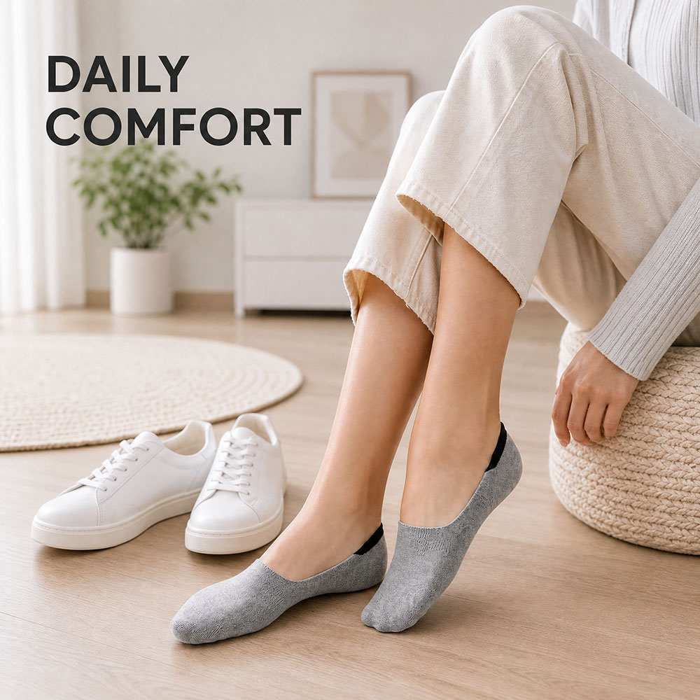 6 Pares de Meias Invisíveis de - Invisibility Sock Loafer avaliação e preço