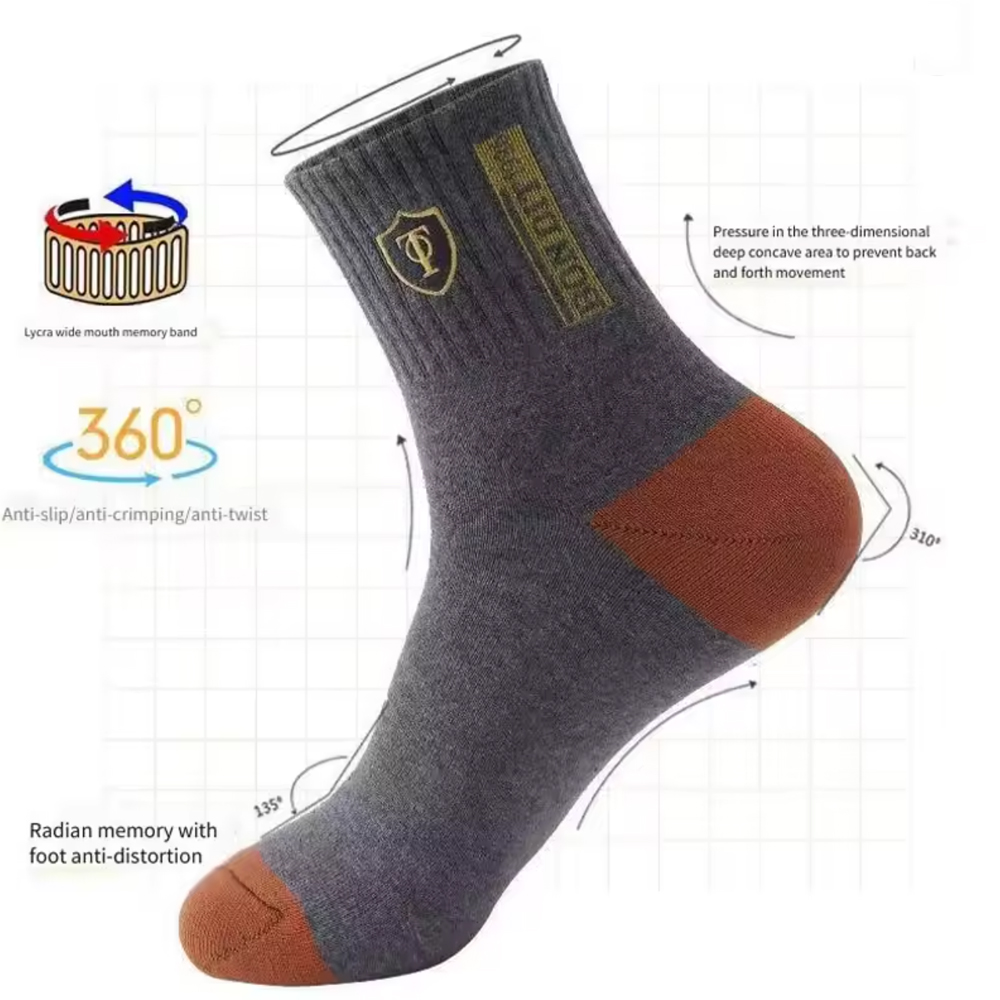 Meias Térmicas Premium Masculi - Cotton Crew Sock Pack avaliação e preço