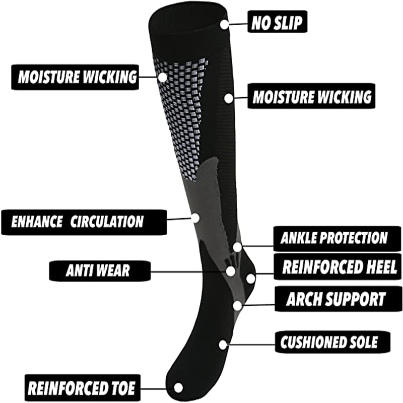 Tamanho S-XXL 3 pares pacote/m - Compression Sock Medical avaliação e preço