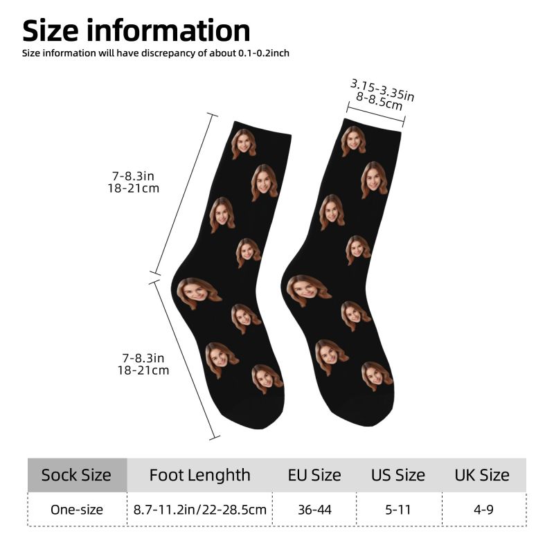Personalizado rosto foto homen - Dress Sock Men avaliação e preço