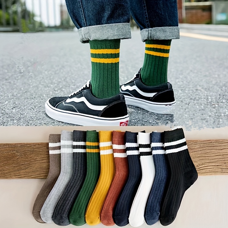 Pacote com 5 meias masculinas  - Cotton Crew Sock Pack avaliação e preço