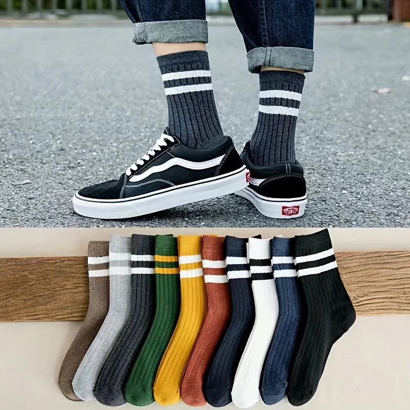 Pacote com 5 meias masculinas  - Cotton Crew Sock Pack avaliação e preço