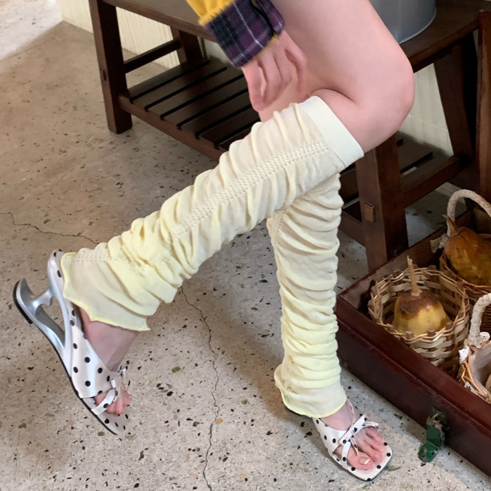 Meias Rosa com Babados e Efeit - Boot Sock Slouchy avaliação e preço