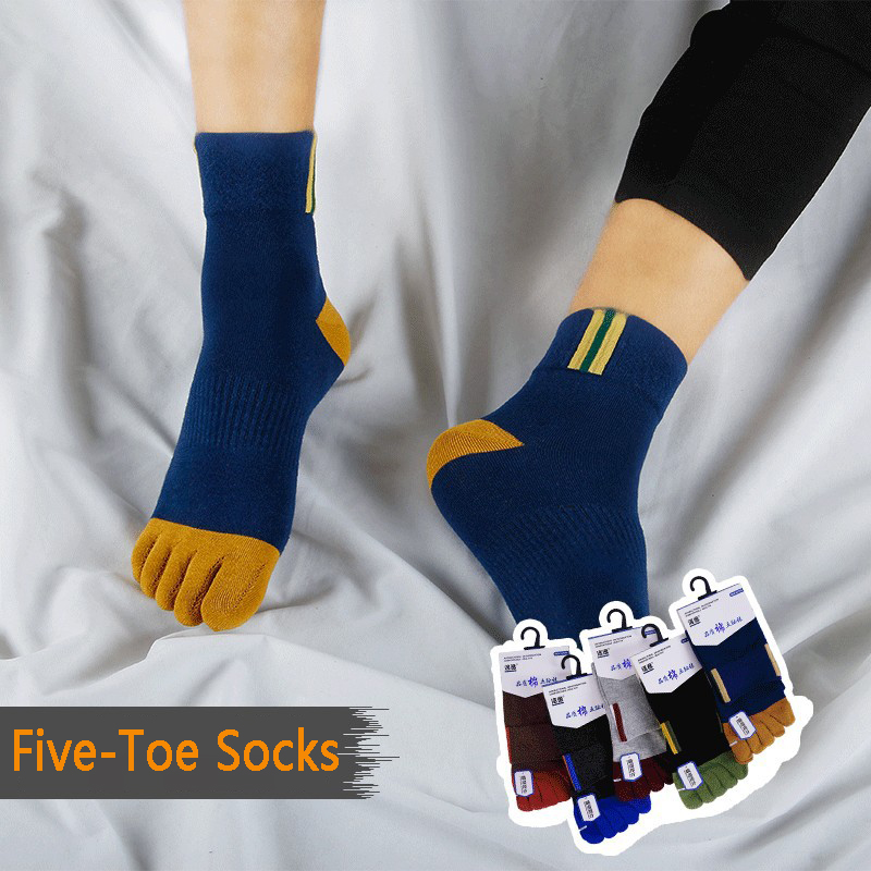 Meias masculinas casuais de ci - Toe Sock Split avaliação e preço