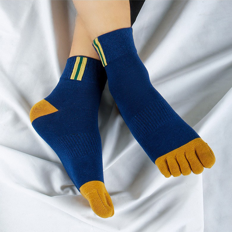 Meias masculinas casuais de ci - Toe Sock Split avaliação e preço