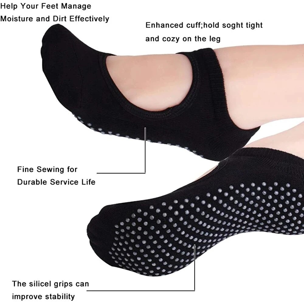 Mulheres de alta qualidade mei - Grip Sock Yoga avaliação e preço