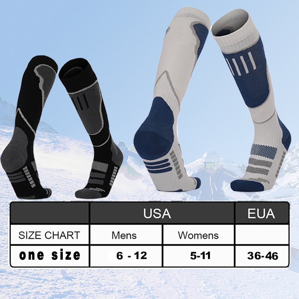 Joelho térmico-alta meias de e - Thermal Sock Winter avaliação e preço