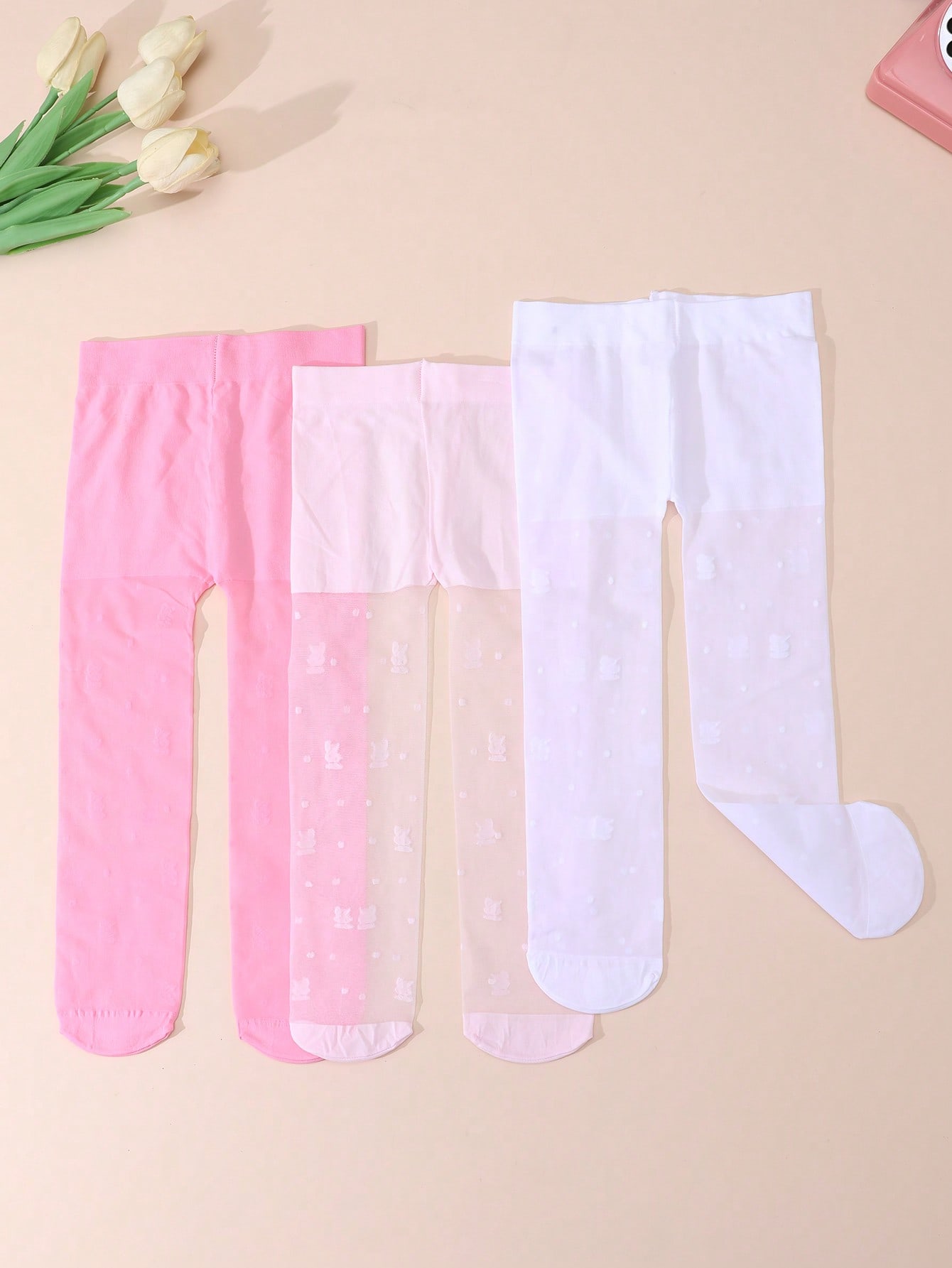 Pacote com 3 meias-calças com  - Tights Pantyhose Sheer avaliação e preço