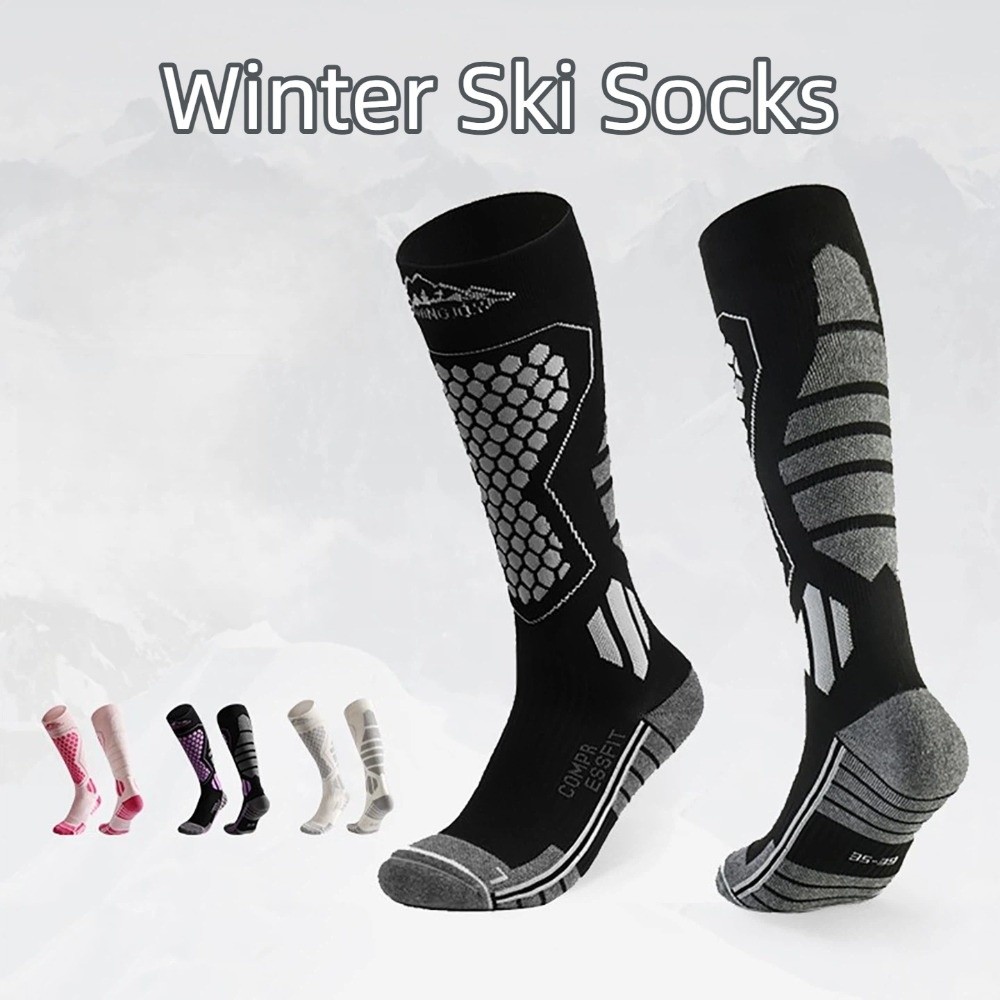 Novas meias de esqui engrossad - Thermal Sock Winter avaliação e preço