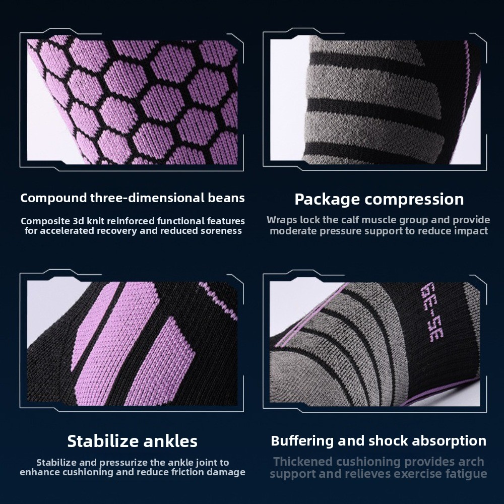 Novas meias de esqui engrossad - Thermal Sock Winter avaliação e preço