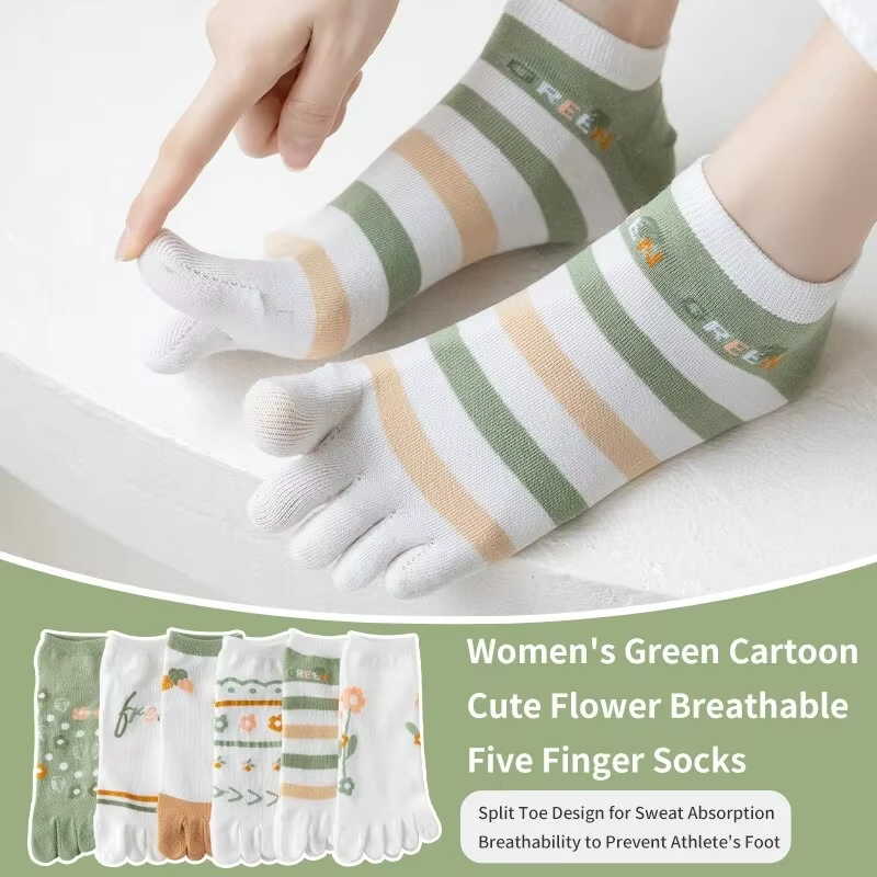 3 Pares de Meias Femininas de  - Toe Sock Split avaliação e preço