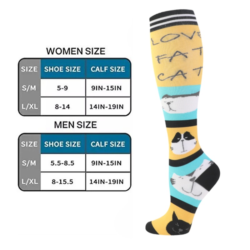 Novo bonito dos desenhos anima - Compression Sock Medical avaliação e preço