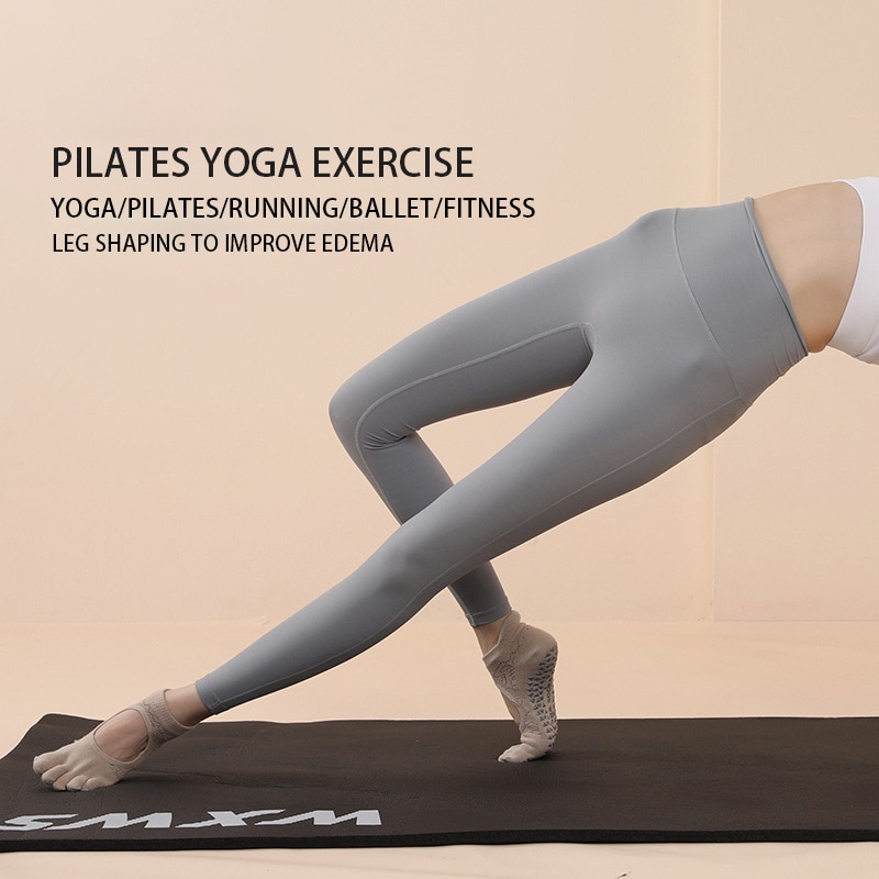 Mulheres Yoga Toe Socks Alta Q - Grip Sock Yoga avaliação e preço