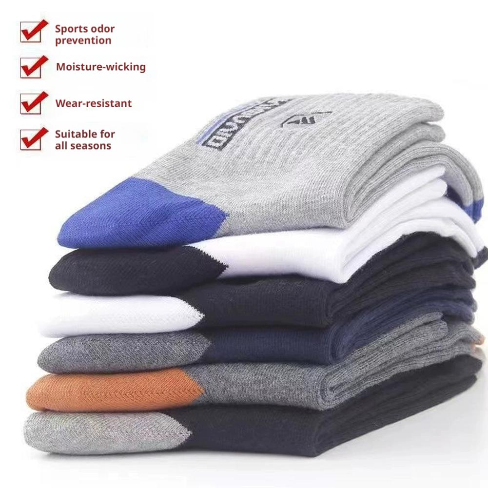 5 pares de meias masculinas an - Cotton Crew Sock Pack avaliação e preço