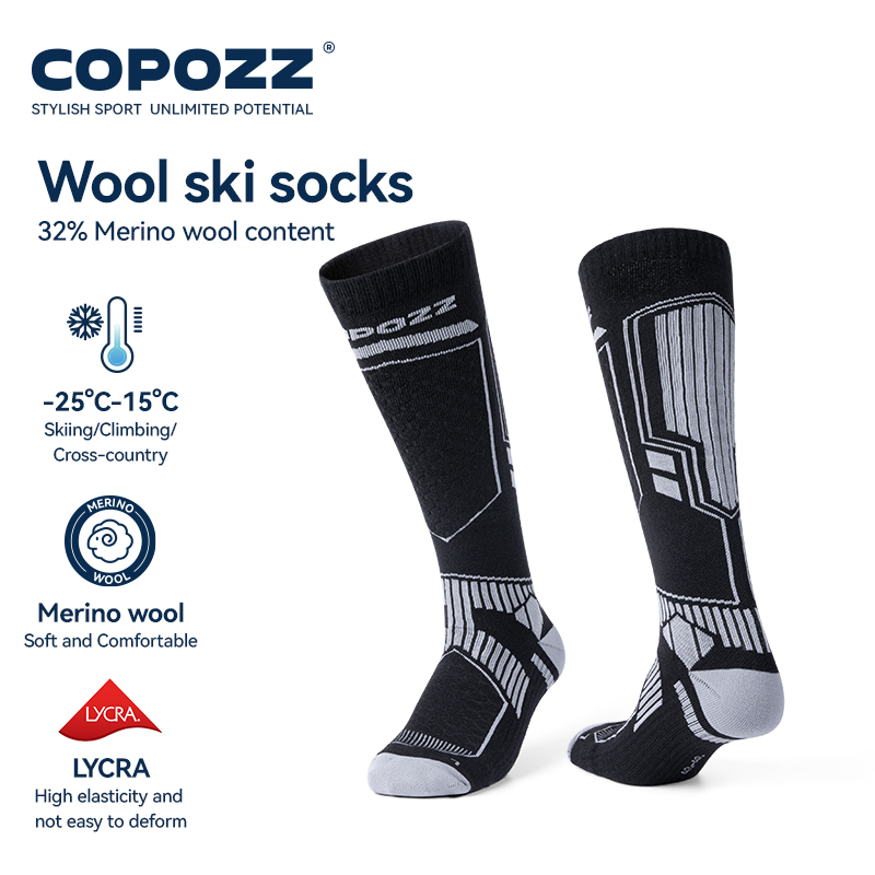 Copozz meias de esqui de inver - Thermal Sock Winter avaliação e preço