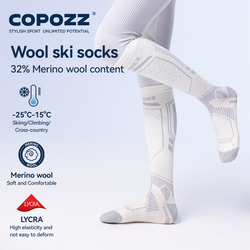 Copozz meias de esqui de inver - Thermal Sock Winter avaliação e preço