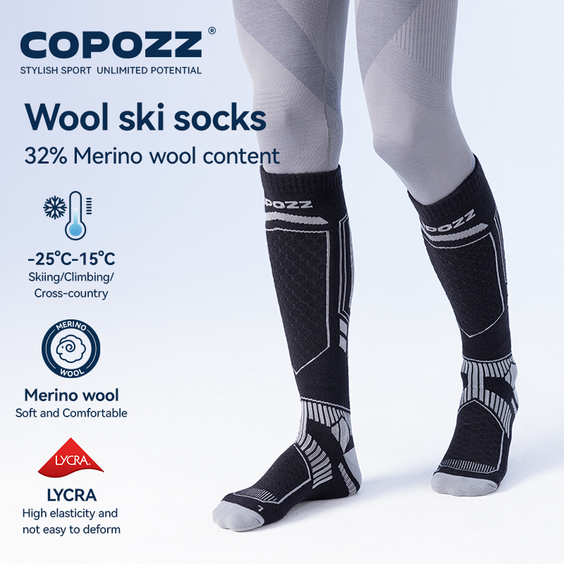 Copozz meias de esqui de inver - Thermal Sock Winter avaliação e preço