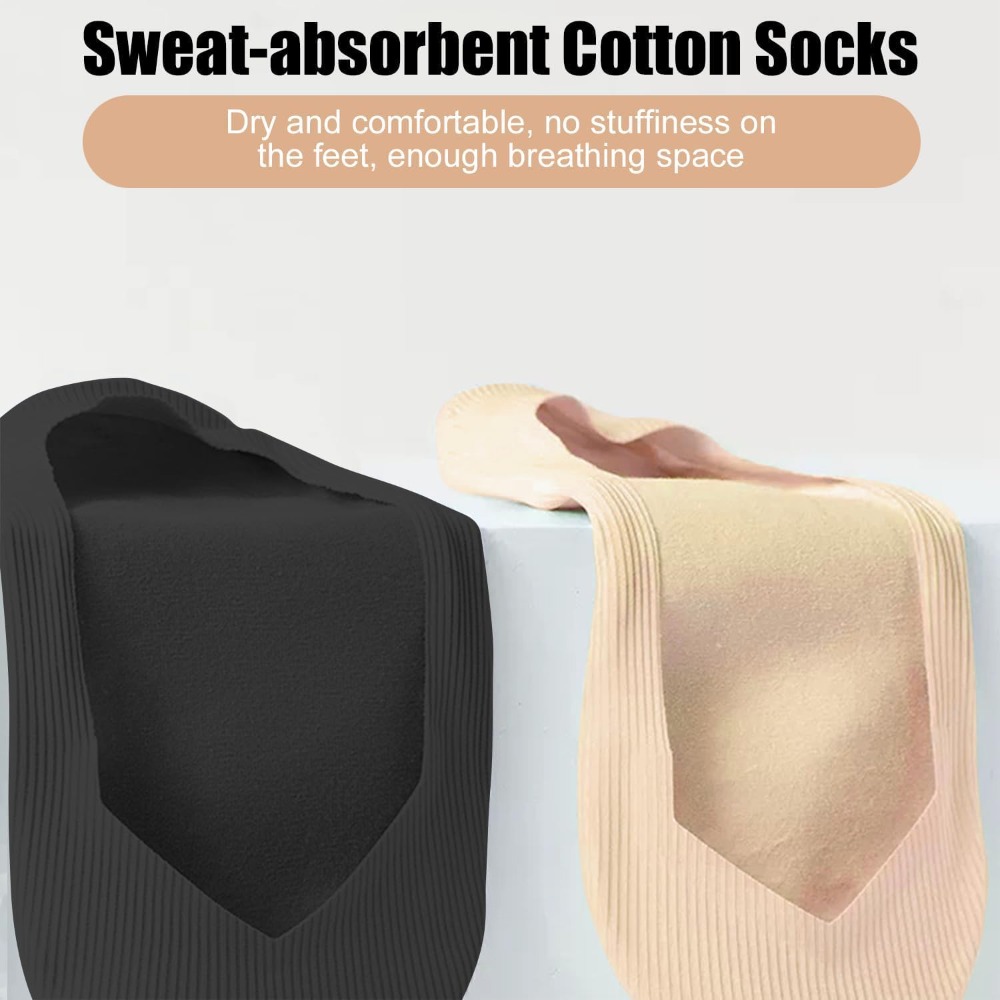 6 Pares de Meias Invisíveis Fe - Invisibility Sock Loafer avaliação e preço