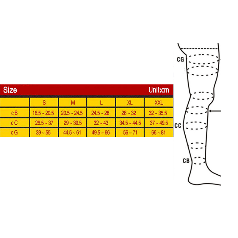 S-XL meias de compressão estic - Compression Sleeve Calf avaliação e preço