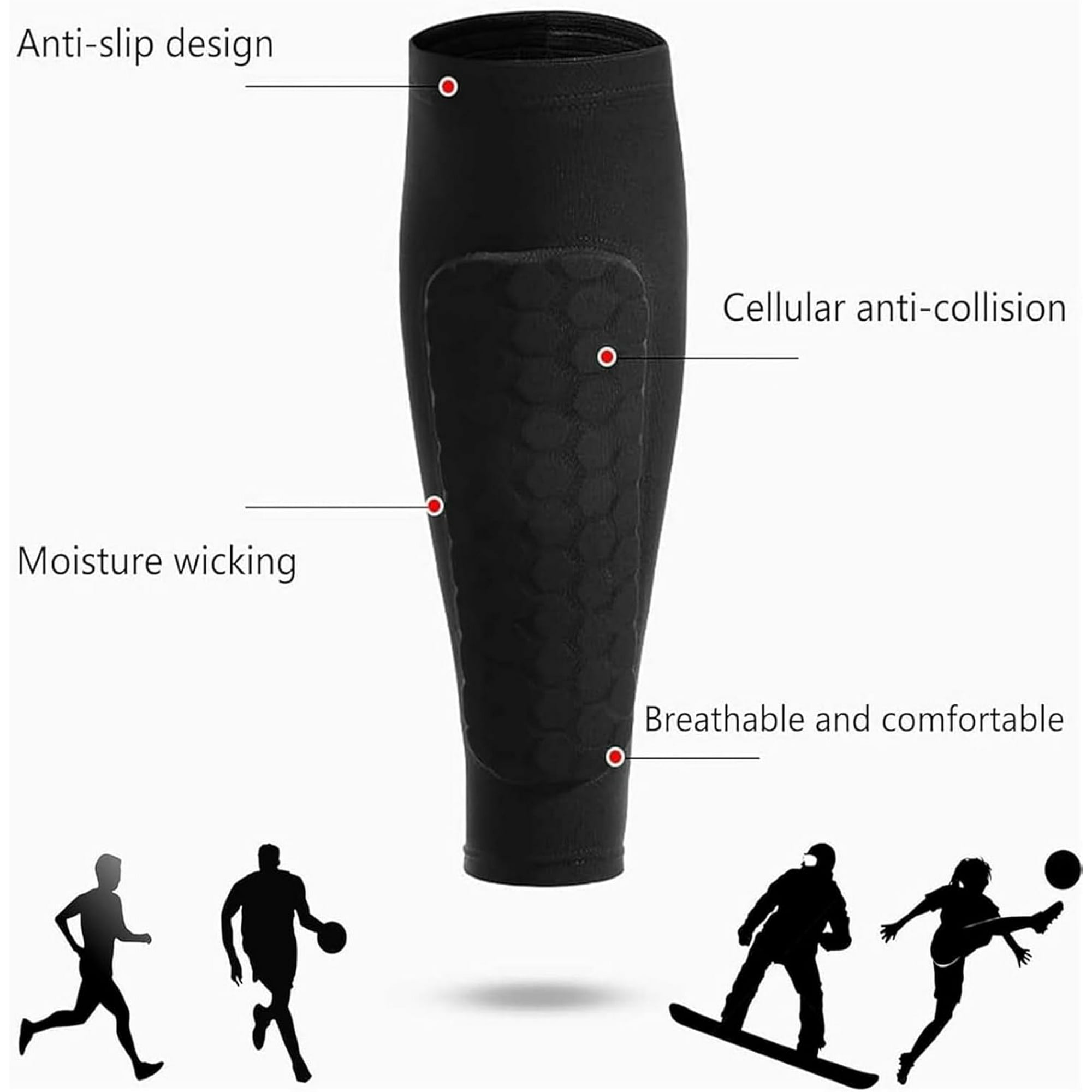 Caneleiras de futebol caneleir - Compression Sleeve Calf avaliação e preço