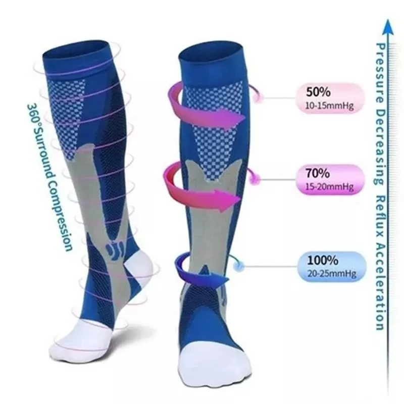 Correndo meias de compressão v - Compression Sock Medical avaliação e preço
