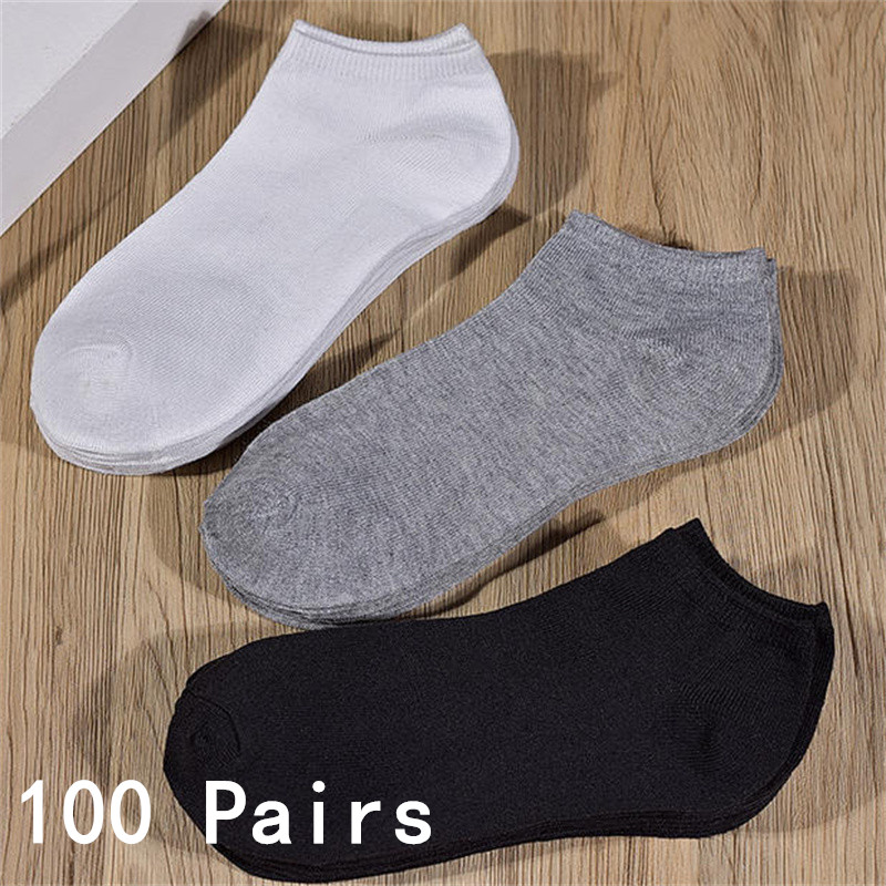 Atacado 50/100 Pares de Meias  - Ankle Sock Low Cut avaliação e preço