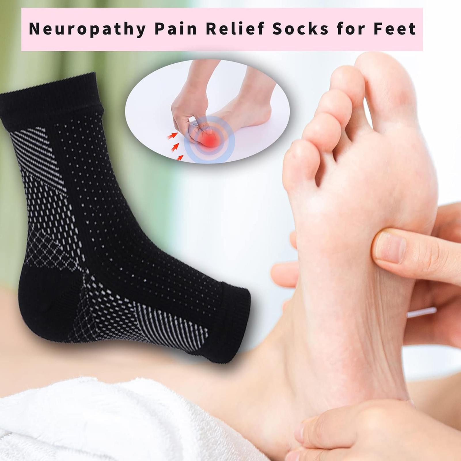 Meia de Compressão para Fascit - Ankle Brace Sock avaliação e preço
