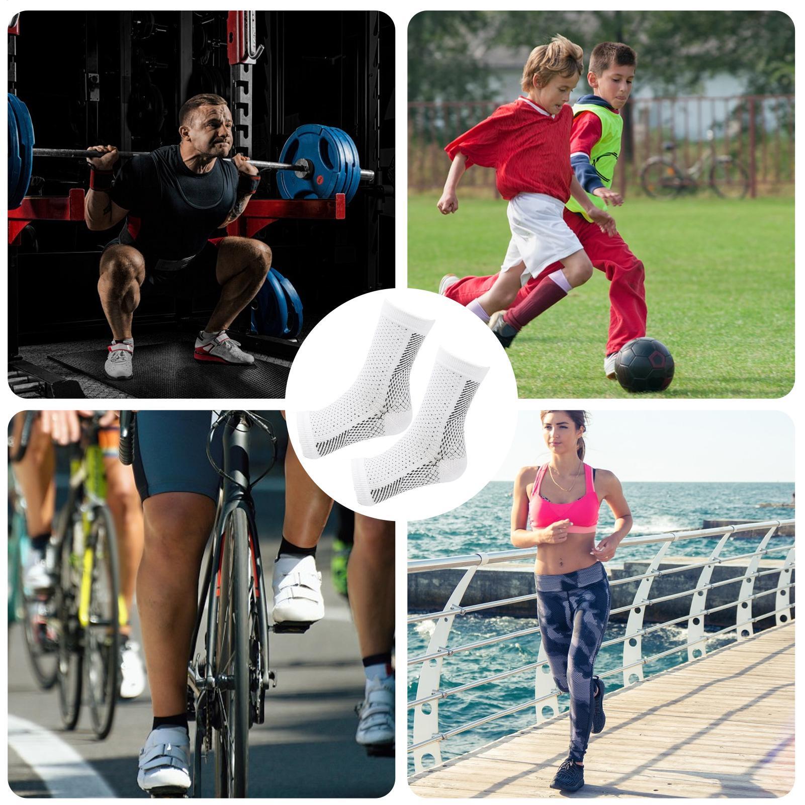 Meia de Compressão para Fascit - Ankle Brace Sock avaliação e preço