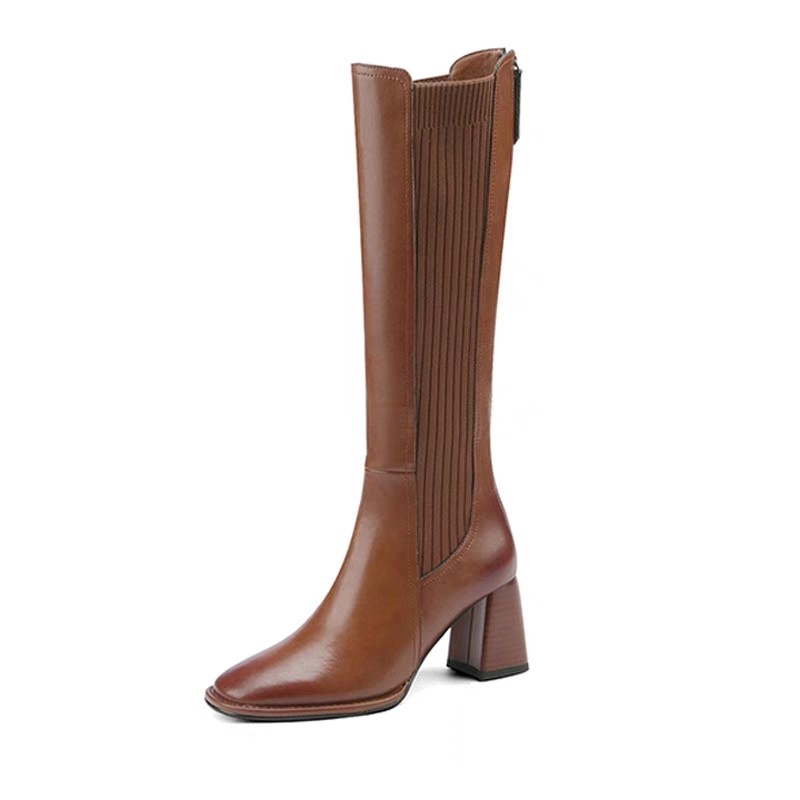 Botas de Cano Alto Femininas p - Knee High Sock Women avaliação e preço