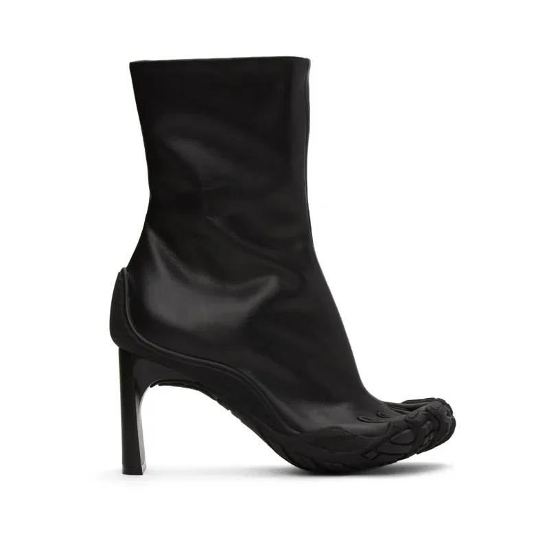 Botas Femininas de Salto Alto  - Toe Sock Split avaliação e preço